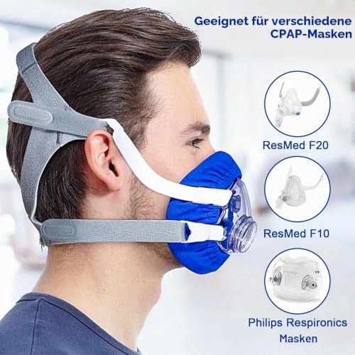 Full Face CPAP Mask Liners CPAP Mask Inserts Reusable to Reduce Air Leaks and Bubbles High-Quality CPAP Accessories for Most Full Masks