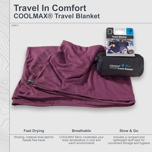 Cocoon CoolMax Blanket Raspberry
