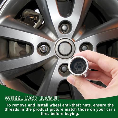Surosha D-Wheel locking lug nut removal tool and professional locking lug nuts key.