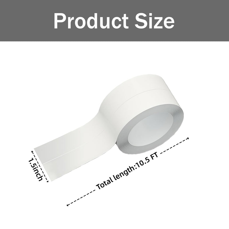Self Adhesive Waterproof Caulking Tape Peel & Stick Sealant Strip for Bathroom and Kitchen DIY Projects