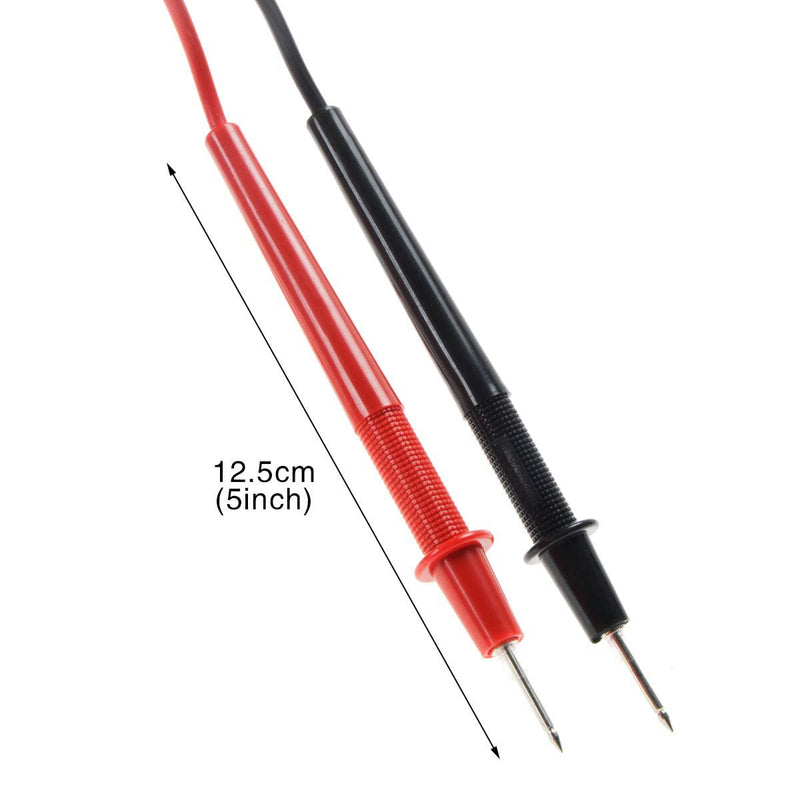 [Australia - AusPower] - 2Pair Banana Plug Multimeter Probe Pen Testing Connecting Cable Stick 2.6Ft 1000V Black Red for Digital Multimeter Meter Multi Tester Lead Wire Voltmeter 2 Pairs 