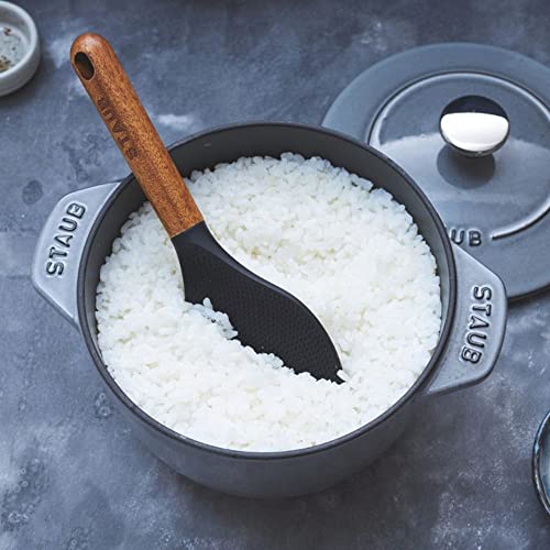 STAUB Silicone Spoon Rice Matte Black