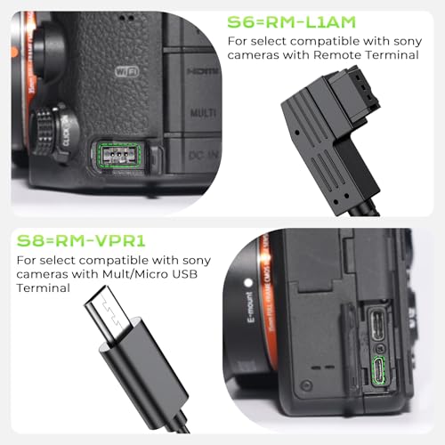 Hanpusen Rechargeable Camera Remote Shutter Release for Sony a7III, A9 III