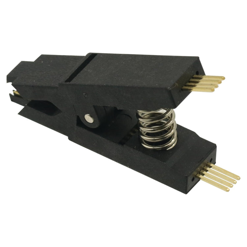 [Australia - AusPower] - 2Pcs SOIC8 SOP8 Programmer Testing Clip SOP SOIC 8 SOIC8 DIP8 DIP 8 SOP8 Pin IC Test Clamp 