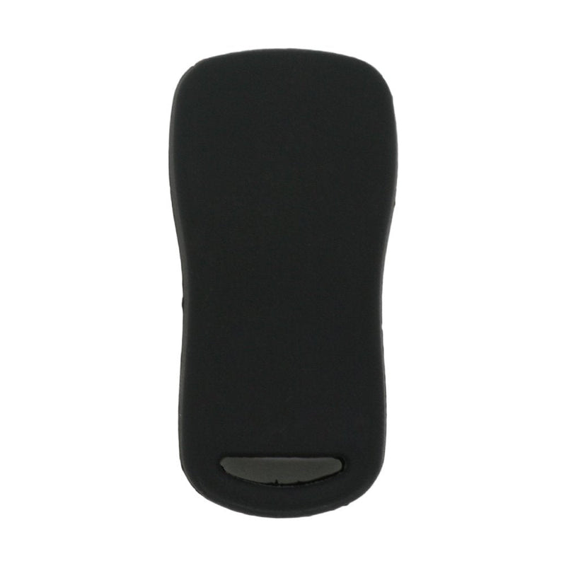[Australia - AusPower] - Silicone Cover Protector Case Holder Skin Jacket Compatible with NISSAN 3 Button Remote Key Fob CV2507 Black 