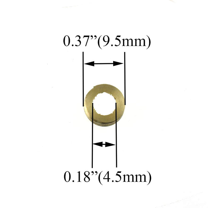 [Australia - AusPower] - Hahiyo 12mm Diameter Mirror Screws Brushed Stainless Steel Solid Easy Install Brass Washer Decorative Caps Fasteners Nails 10 Pairs for Bathroom Mirrors Panels Kitchen Ceiling Arts Crafts 12mm-10sets 