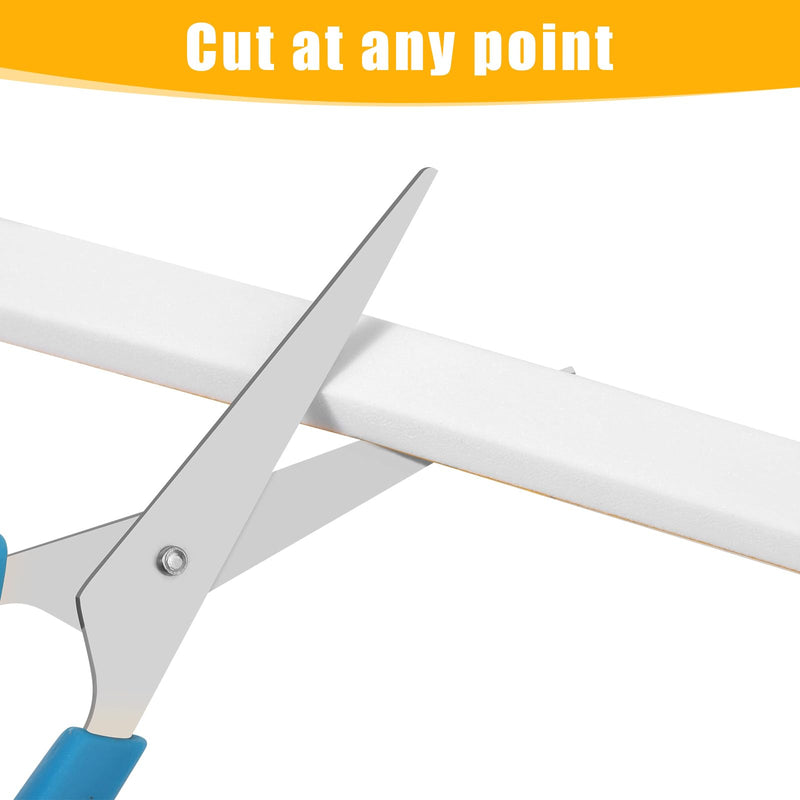 [Australia - AusPower] - 16Feet Weather Stripping Seal (1/2 Inch X 1/4 Inch) for Door Window, High Density Foam Tape, Soundproofing, Insulation Strip, Door Sealers for Door Frame- White 1/2 Inch X 1/4 Inch X 16Feet 