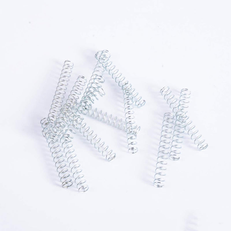 [Australia - AusPower] - Customized Galvanized Spring Steel Metal Small Coil Pressure Spring Compression Spring for Ball Pen, Wire Diameter 0.4mm * Out Diameter 4mm * Length 30mm, 100Pcs 