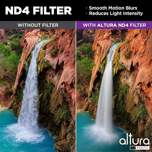 Altura Photo 49mm Camera Lens Filter Kit, UV, Polarizing & ND with Case