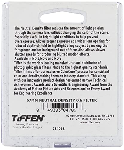 Tiffen 67mm Neutral Density 0.6 Filter