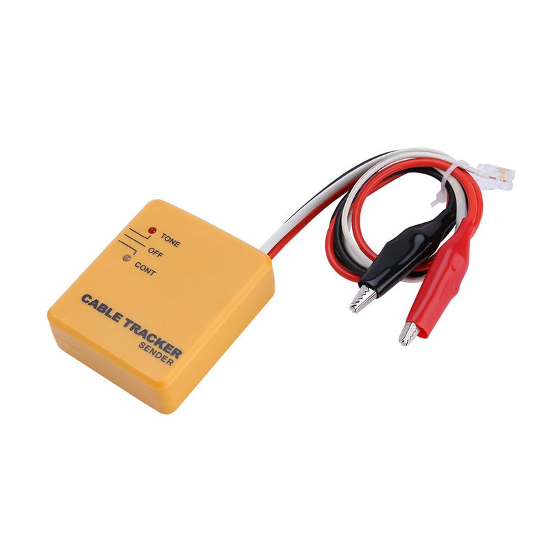 [Australia - AusPower] - Wire Tracer, Network Electrical Cable Tester Tone Generator and Probe Kit, RJ11 Circuit Tracer Wire Toner Circuit Breaker Finder Line Detector, Networking Fixing Tools Kit 