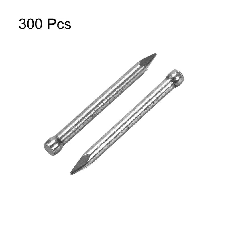 [Australia - AusPower] - uxcell Finishing Nails Hand-Drive Hardware Carbon Steel Nail 25mm 1-inches 300pcs 