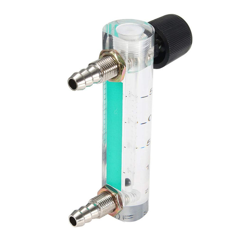 [Australia - AusPower] - Flow Meter LZB-6M Oygen Meter 0-1.5 LPM Flowmeter with Control for Detect Oygen Flow for Oygen Air Gas Adjustable 