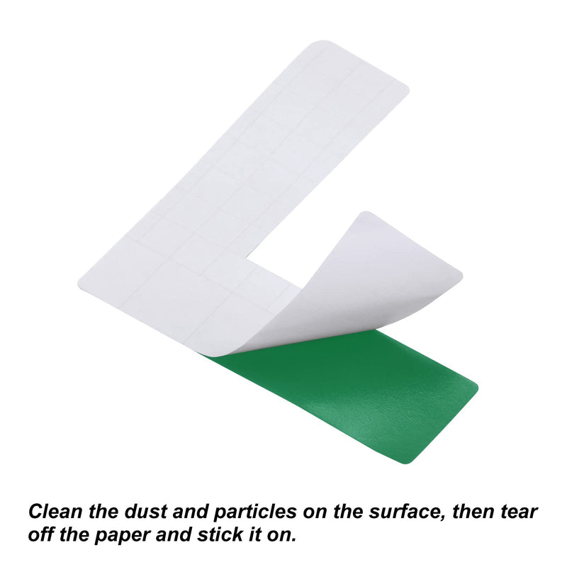 [Australia - AusPower] - PATIKIL 5s Location Marking Corner 4x4x1.2 Inch 20 Pack L Shaped Floor Marker for Office Table Top, Desk, Warehouse Floor, Green 4x4 Inch 