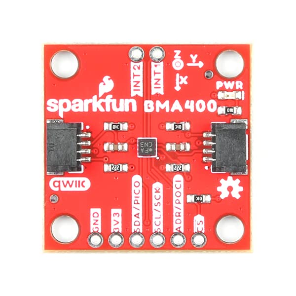 [Australia - AusPower] - SparkFun Triple Axis Accelerometer Breakout - BMA400 (Qwiic) 3-axis Acceleration Sensor, Ultra-Low Power, Board Dimensions: (Inches) 1.00 x 1.00 x 0.55 