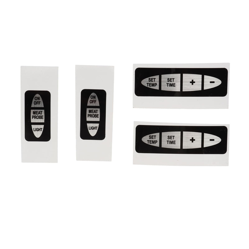 Label for Covering Button Holes, Fix for Masterbuilt Control Panel 9007140014 Button Overlay that Delaminates