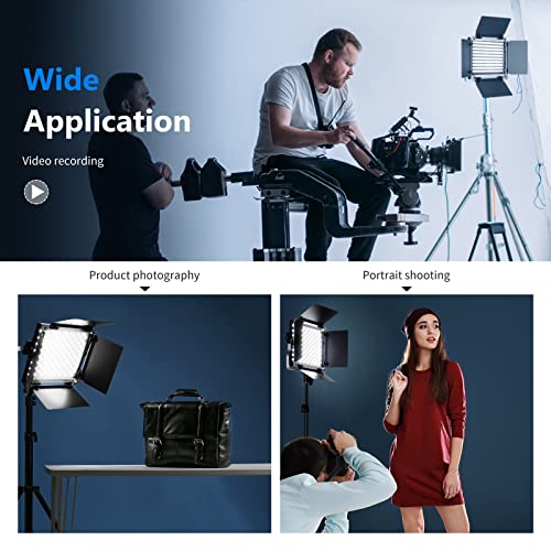 Neewer Professional LED Video Light Barn Door for Neewer 480 LED Light Panel 4.5x6.9 Inches/11.5x17.5 cm, Solid Metal Construction (Only Barndoor Included)
