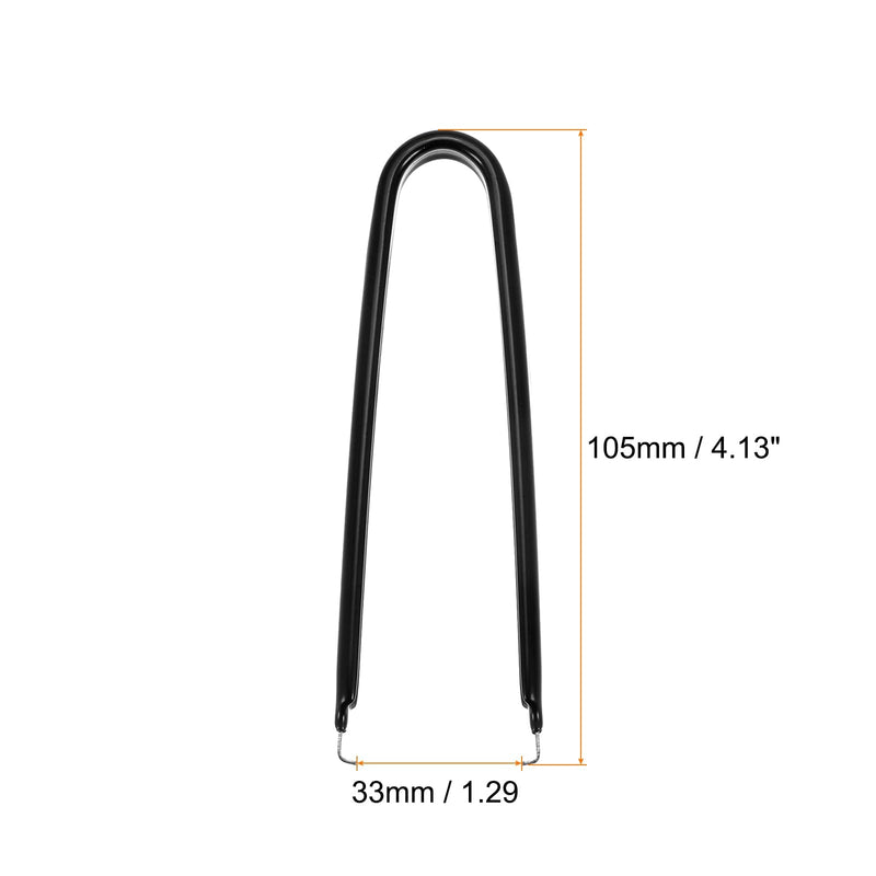 QUARKZMAN 3Pcs IC Chip Extractor IC U Shape Pliers Stainless Steel with Insulated Vinyl Handle Motherboard Circuit Board Component Extractor Chip Extractor for PCB Removal Tool Black