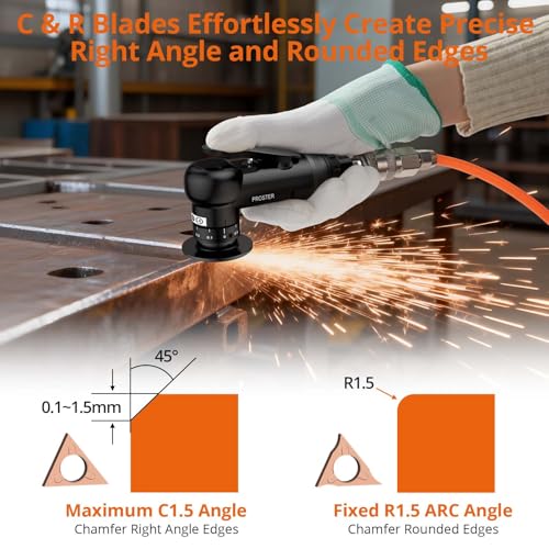 Proster Pneumatic Chamfering Tool 30000 RPM 0.1-1.5mm Air Chamfer Tool