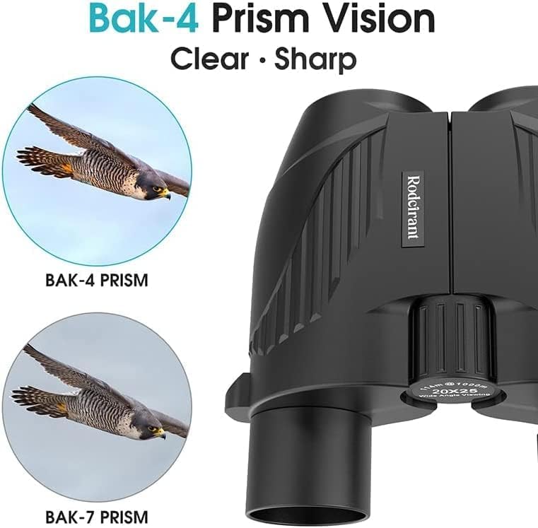 20x25 High Powered Binoculars for Adults,Black Black