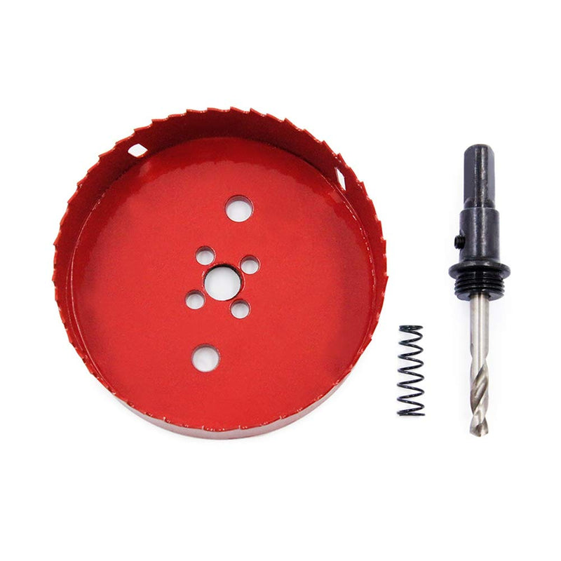 [Australia - AusPower] - 120mm Hole Saw, LAIWEI Hole Cutter, Drilling Tool for Drilling Wood,Aluminum Profile,PVC and Other Materials,Round Knife (4-3/4"(120mm)) 4-3/4"(120mm) 