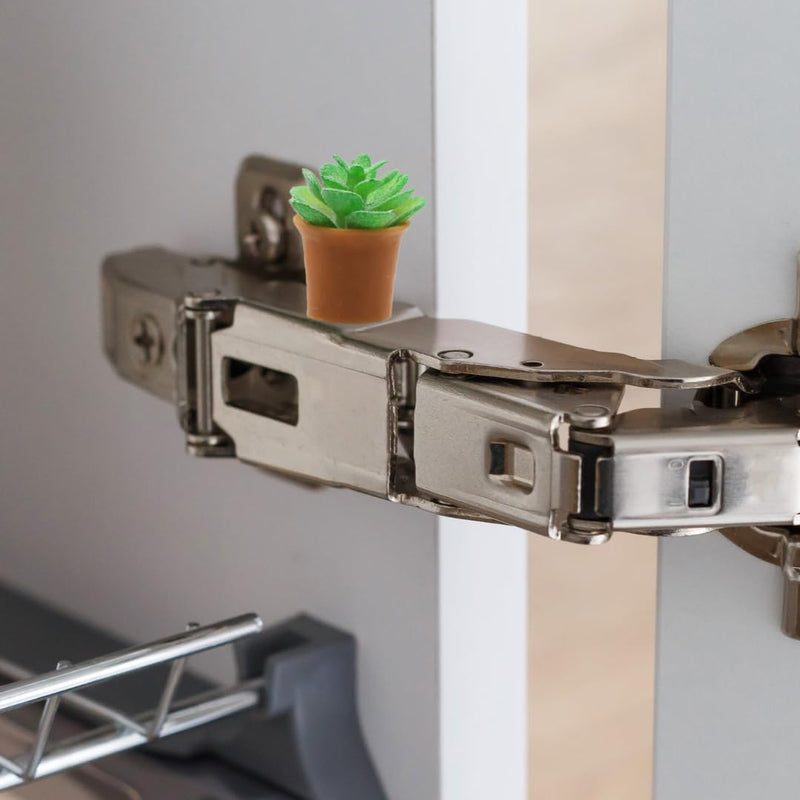 [Australia - AusPower] - Door Hinge Heads Decorative Topper - Succulent Hinge Head Magnet Set of 6 - Potted Plant Door Hinge Head Home Decoration 