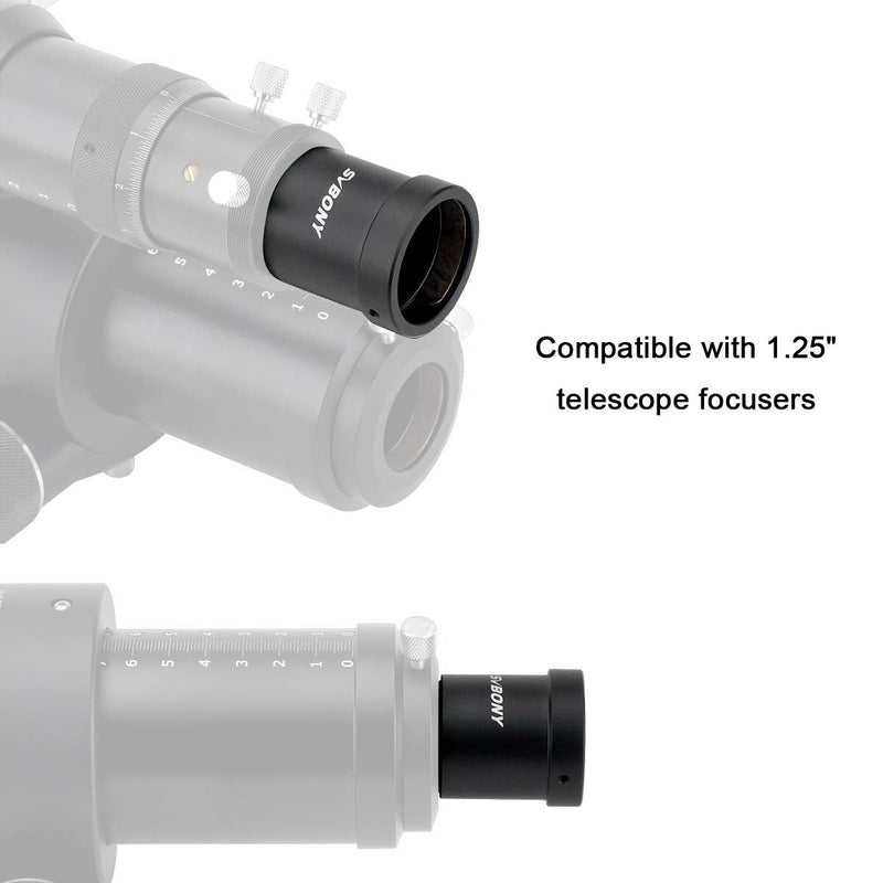 [Australia - AusPower] - SVBONY SV157 Extension Tube 1.25 inch Optical Length 40mm Total Length 70mm Extension Tube for Telescope (70mm) 