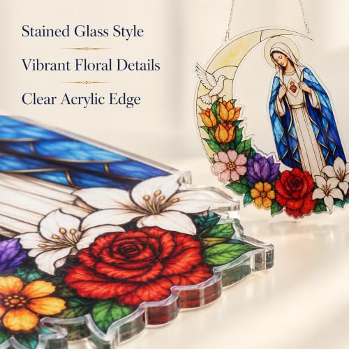 7in Blessed Virgin Mary Hanging Ornaments Gift for Women, Birthday