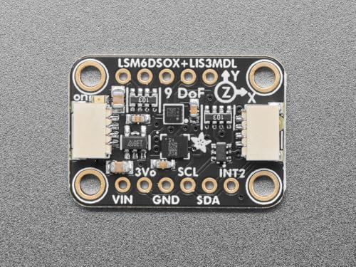 Adafruit LSM6DSOX + LIS3MDL, Precision IMU, 9 DoF, STEMMA QT/Qwiic, 4517