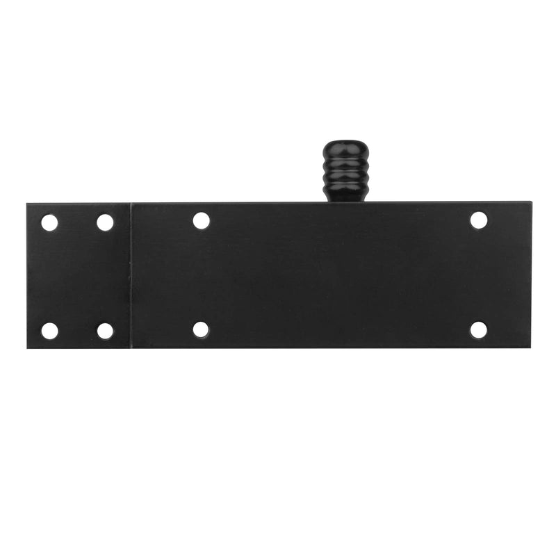 2 Pack 5" Black Aluminum Slide Bolt Gate Latch, Barrel Bolt for Fence Shed, Barn Door