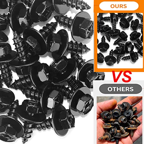 Luxlead 30-piece fender liner screws and splash shield bolt assortment set for automotive repairs