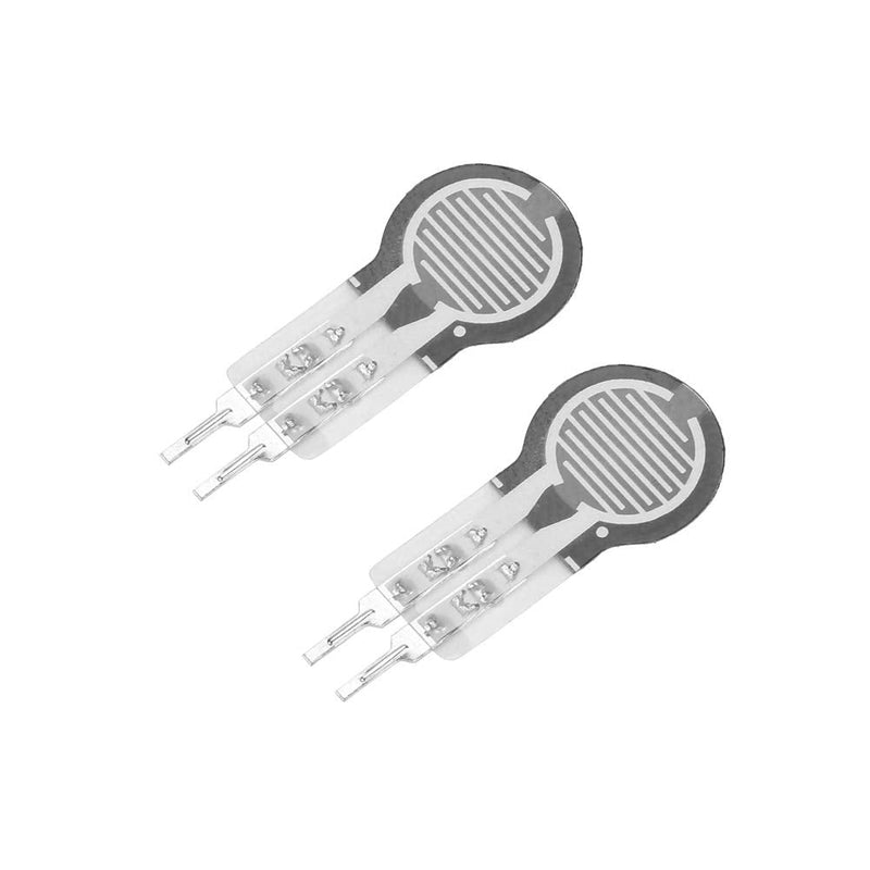 [Australia - AusPower] - Ejoyous Thin Film Pressure Sensor, 2 Pieces, 2-20 kg Resistance, High Precision Resistance Sensor, Intelligent Pressure Sensitive Force Sensor, for Intelligent Switch, Robot, Office Chair 
