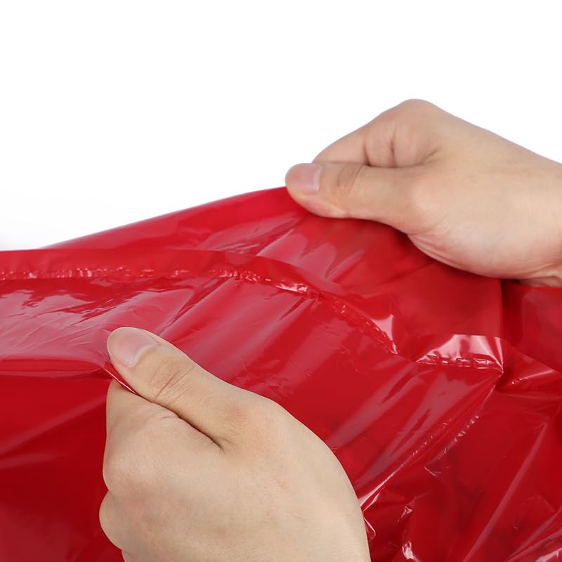 [Australia - AusPower] - 5 Pack Biohazard Bags Heavy Duty Thick Autoclavable Infectious Waste Bag Red Polypropylene Puncture Resistant 20 Gallon Biohazard Safety Bags Disposable Laboratory Sample Specimen Bag 