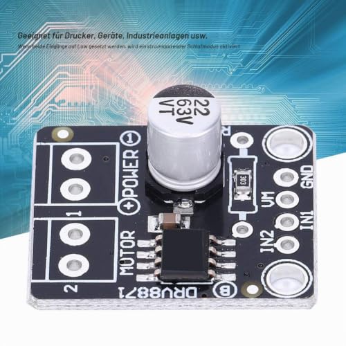 Fafeicy DRV8871 H-bridge Motor Driver Module, DC 6.5-45V 3.6A PWM Control with 4 Integrated Protection Functions, for Robots and Power Tools, Motor Bidirectional Control