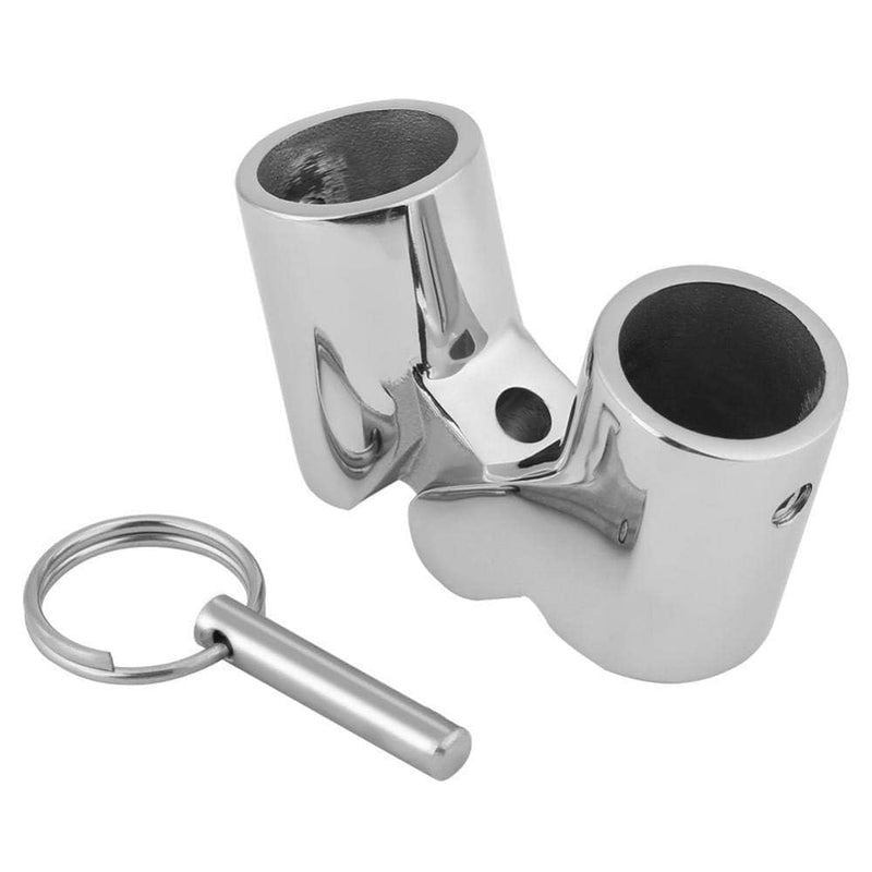 Boat Pipe Connector, Marine Stainless Steel Folding Swivel Coupling Tube Pipe Connector Boat Hardware Fitting(25mm) 25mm