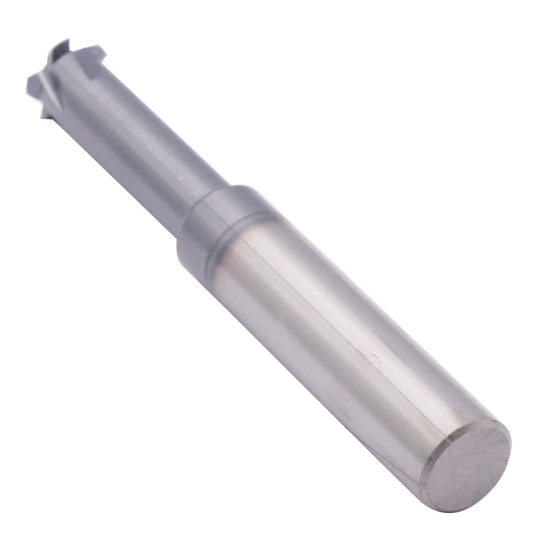 [Australia - AusPower] - 5/8" 11-32 TPI Single Pitch Solid Carbide Thread end Mill - AlTiN Coated, 5 Flute- .490" Cutting Diameter, Necked to Thread 1.375 Deep, 1/2" Shank Diameter, 3-1/2" Overall Length 