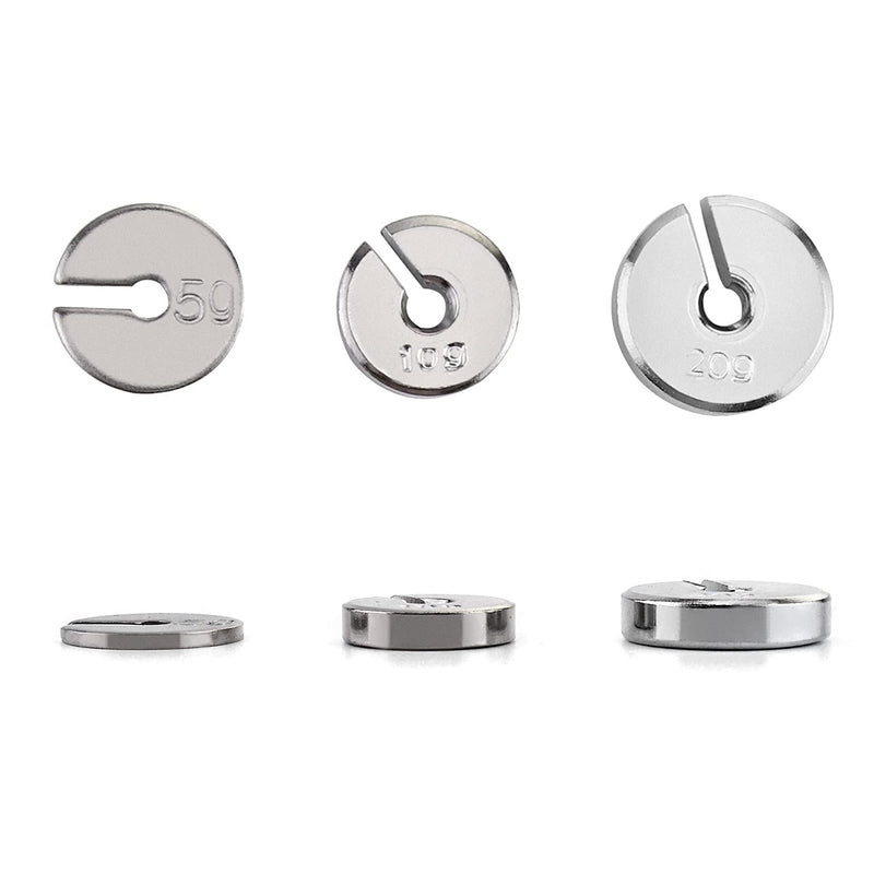 [Australia - AusPower] - QWORK Slotted Weight Set, 13 Weights with Hanger and Case 1 Set 