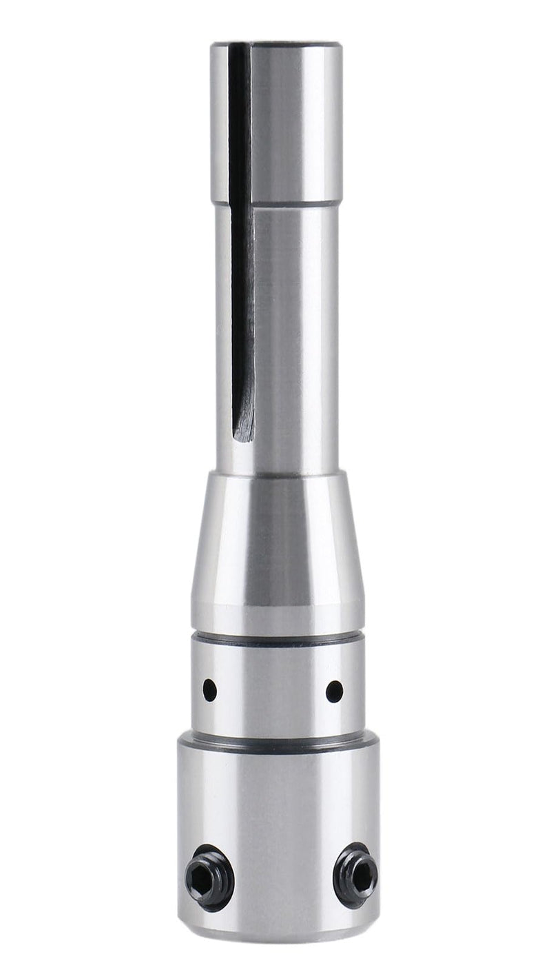 Accusize Industrial Tools R8 to 3/4'' Weldon Shank Arbor Adapter, Compatible with Annular Cutters for Bridgeport Milling Machines, Durable Construction, MC08-0034 | 7/16-20 Drawbar Thread, Spring Pilot Center, Includes Key, for Annular Cutters Used on ...