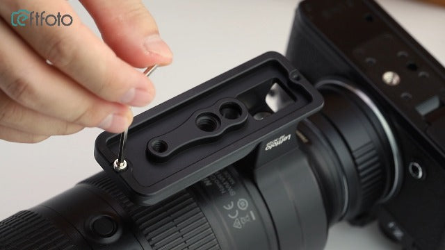 Leftfoto Replacement Lens Foot Base for Nikon AF-S Nikkor 70-200 mm f/2.8E FL ED VR & AF-S 500mm f/5.6E PF ED VR Lens - Arca-Swiss Style Tripod Plate, Black