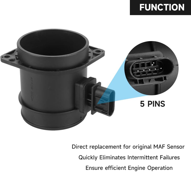 [Australia - AusPower] - Mass Air Flow Sensor Meter Sensor MAF Sensor - Compatible for Buick Enclave 3.6L 2009-2014 for Cadillac CTS 3.6L 2009-2011 for Chevy Traverse 3.6L 2009-2014 - Replace Part 15875837, 19355502 