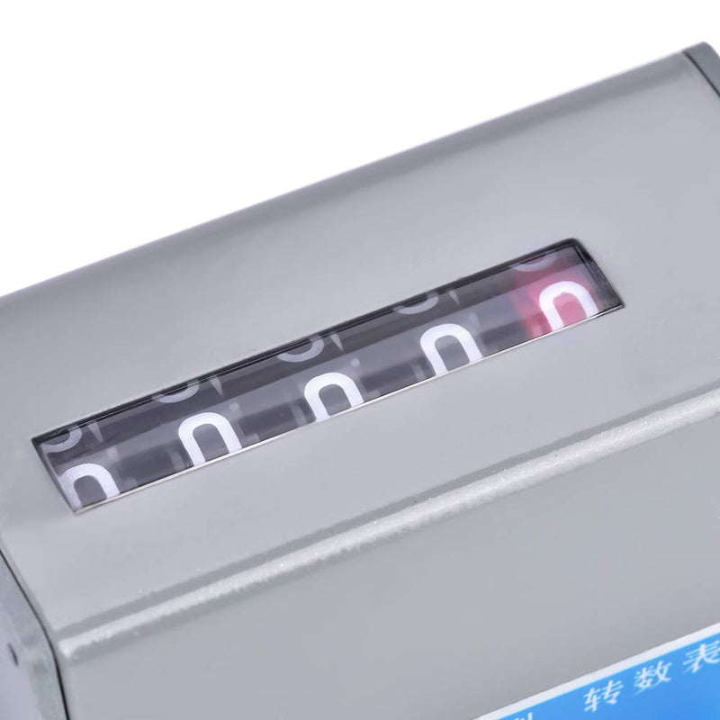 [Australia - AusPower] - Turn Counter Rotation Counter 75 I 5 Digits Display Mechanical Resettable Rotary Revolution Counter 