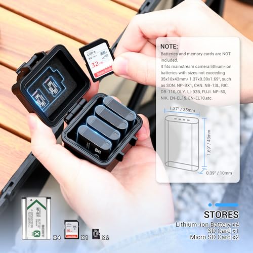 TG-7 TG-6 TG-5 Battery Case + Lens Protector Cover for Olympus TG7 TG6 TG5 TG4 TG3 TG2