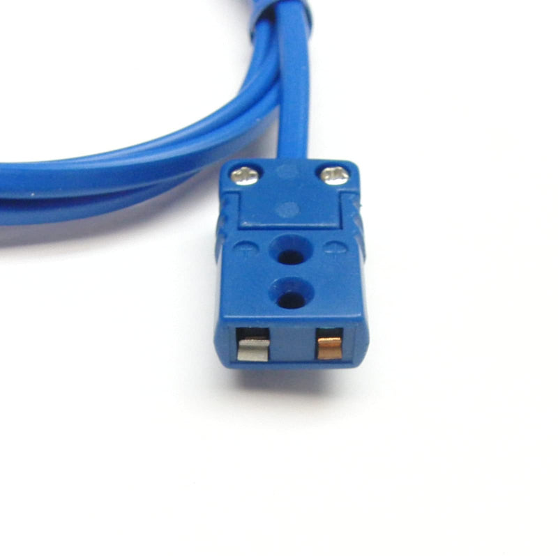 [Australia - AusPower] - T-Type Thermocouple Extension Cable Wire with Miniature Mini Thermocouple Connectors 6 ft (= 2 Yard) Long 