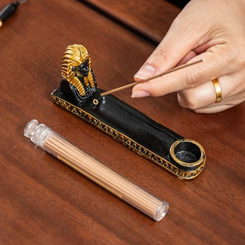 Black Gold Pharaoh Incense Holder