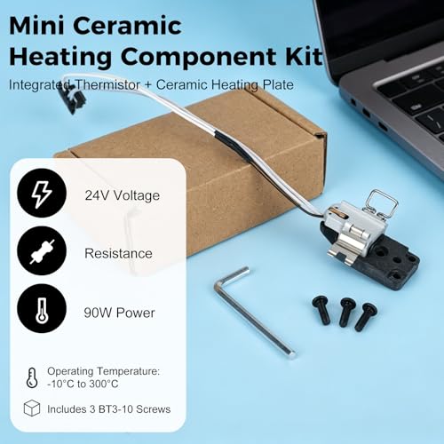 Upgraded Hotend Heating Assembly Kit for Bambu Lab A1/A1 Mini