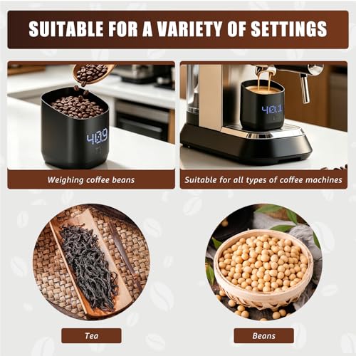 Scales with Timer, Mini Coffee Weighing Scales, for Coffee Lover Gifts