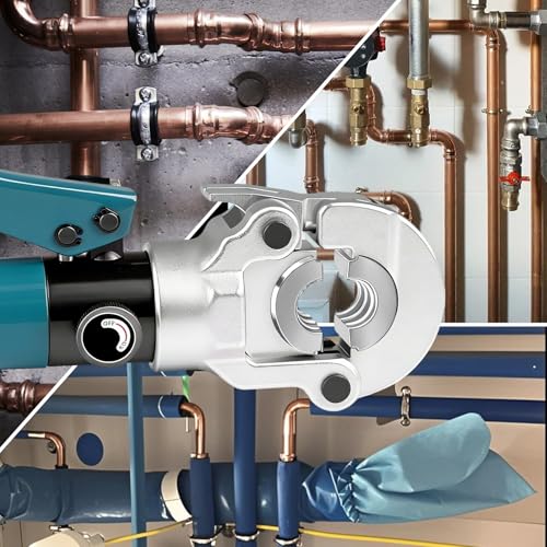 Cr V Contour Press Jaws Including V12, V15, V18, V22, V28 for Crimping Pliers, Copper Tube, Stainless Steel Tube, Pack of 5 CR V contour