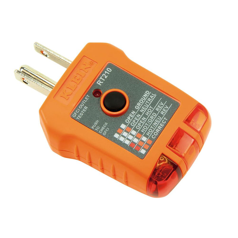 [Australia - AusPower] - Klein Tools IR1KIT Infrared Thermometer and GFCI Receptacle Tester Kit, Non-Contact Digital Temperature Measurement and Electrical Tester 