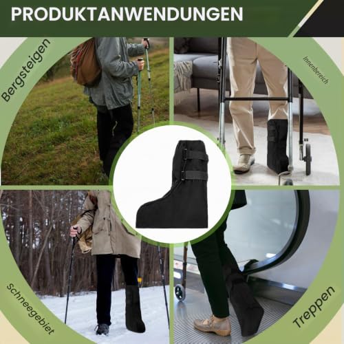Medical Shoe Covers Boot Cover, Air Cam Walker Fracture Boots, Waterproof Fracture Boot Cover, Medical Orthopedic Boots for Broken Foot, Sprained Ankle (L) L