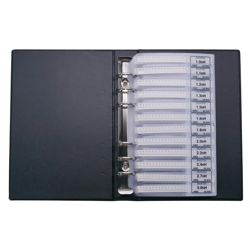 SMD Chip Inductors Collection - Passive Components Luxury Bound Engineering Accessories Component Storage Tool Gift (0402 Imperial Case Size)